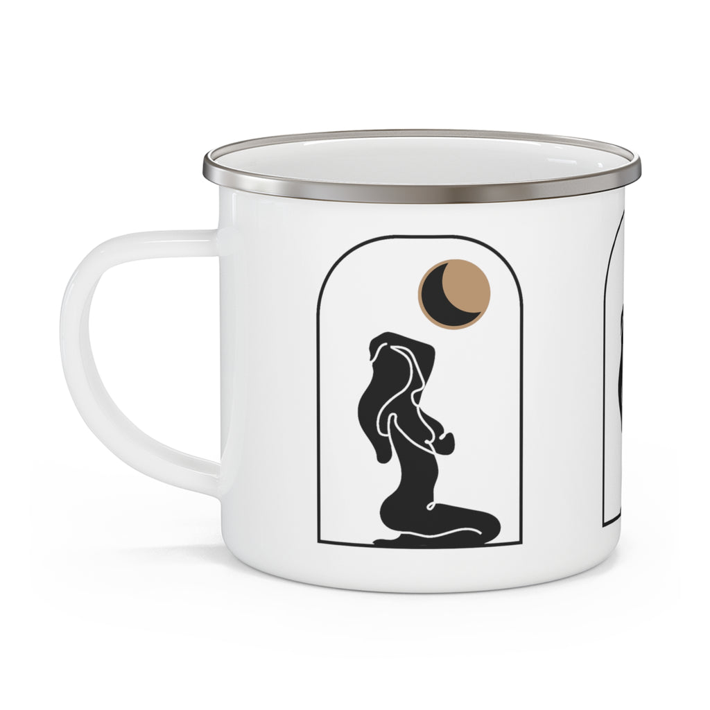 Modern Aphrodite Enamel Mug