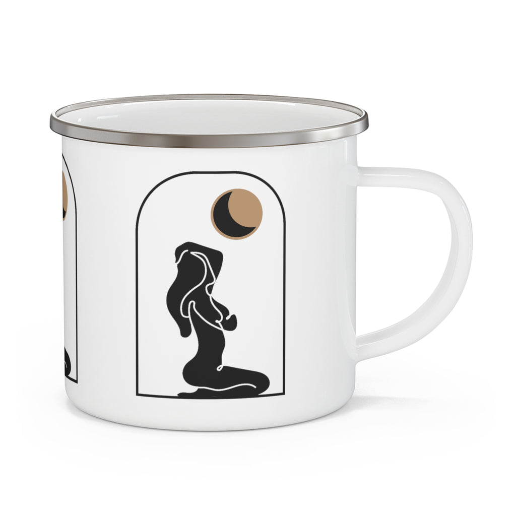 Modern Aphrodite Enamel Mug