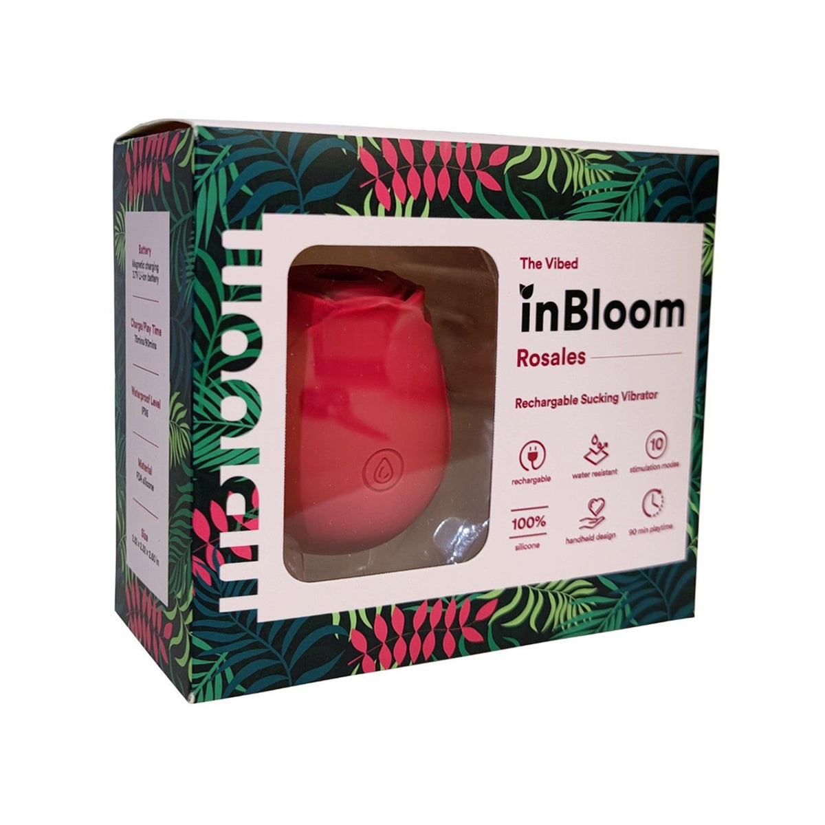 InBloom Rosales Rose Sucking Vibrator Modern Aphrodite LLC InBloom Rosales Rose Sucking Vibrator Modern Aphrodite LLC