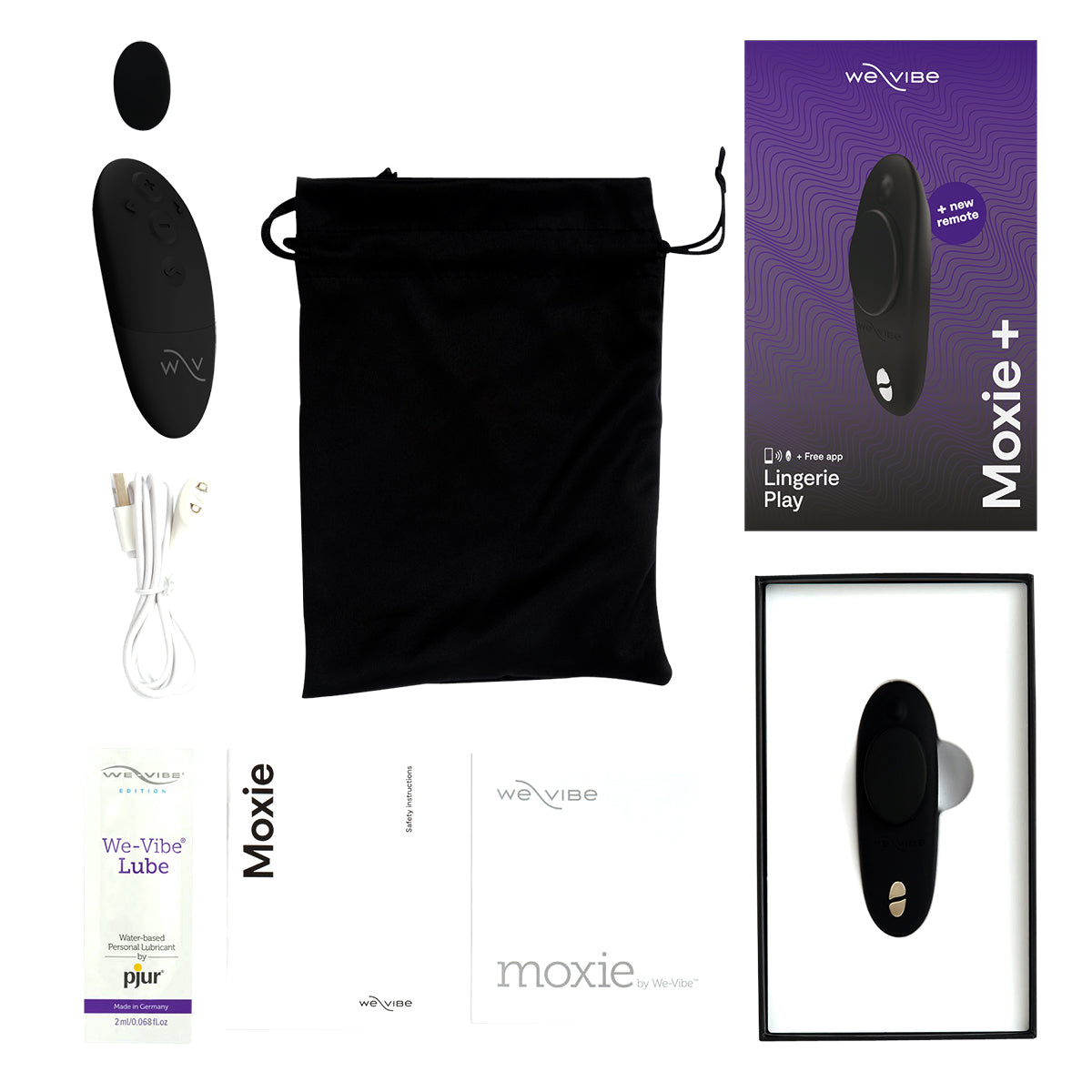 We-Vibe Moxie+ Wearable Clitoral Vibrator Modern Aphrodite LLC We-Vibe Moxie+ Wearable Clitoral Vibrator Modern Aphrodite LLC