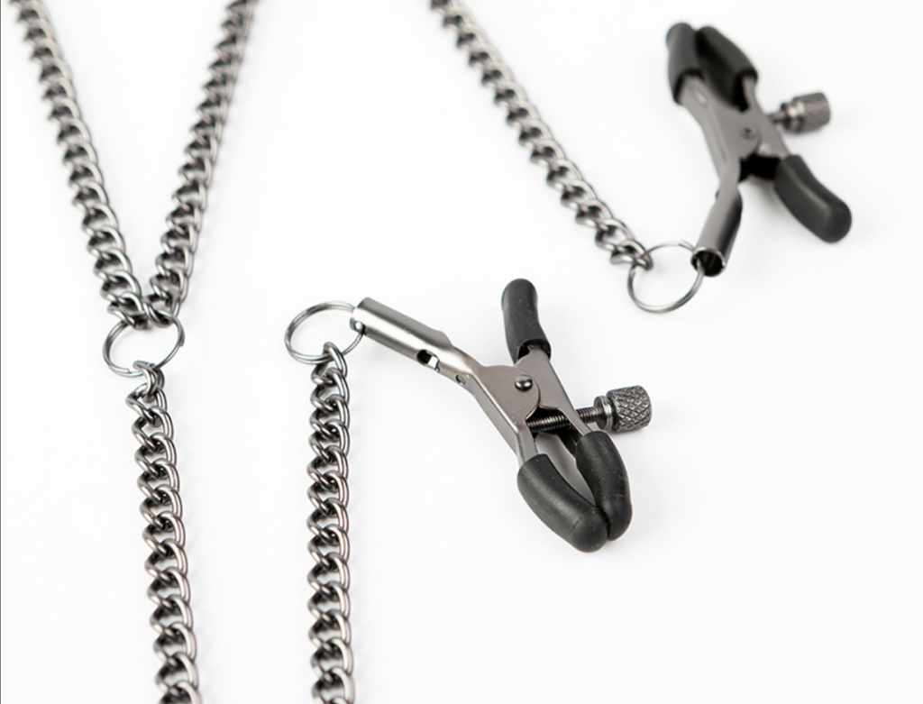 SEI MIO Triple Tease Adjustable Nipple and Clit Clamp Set