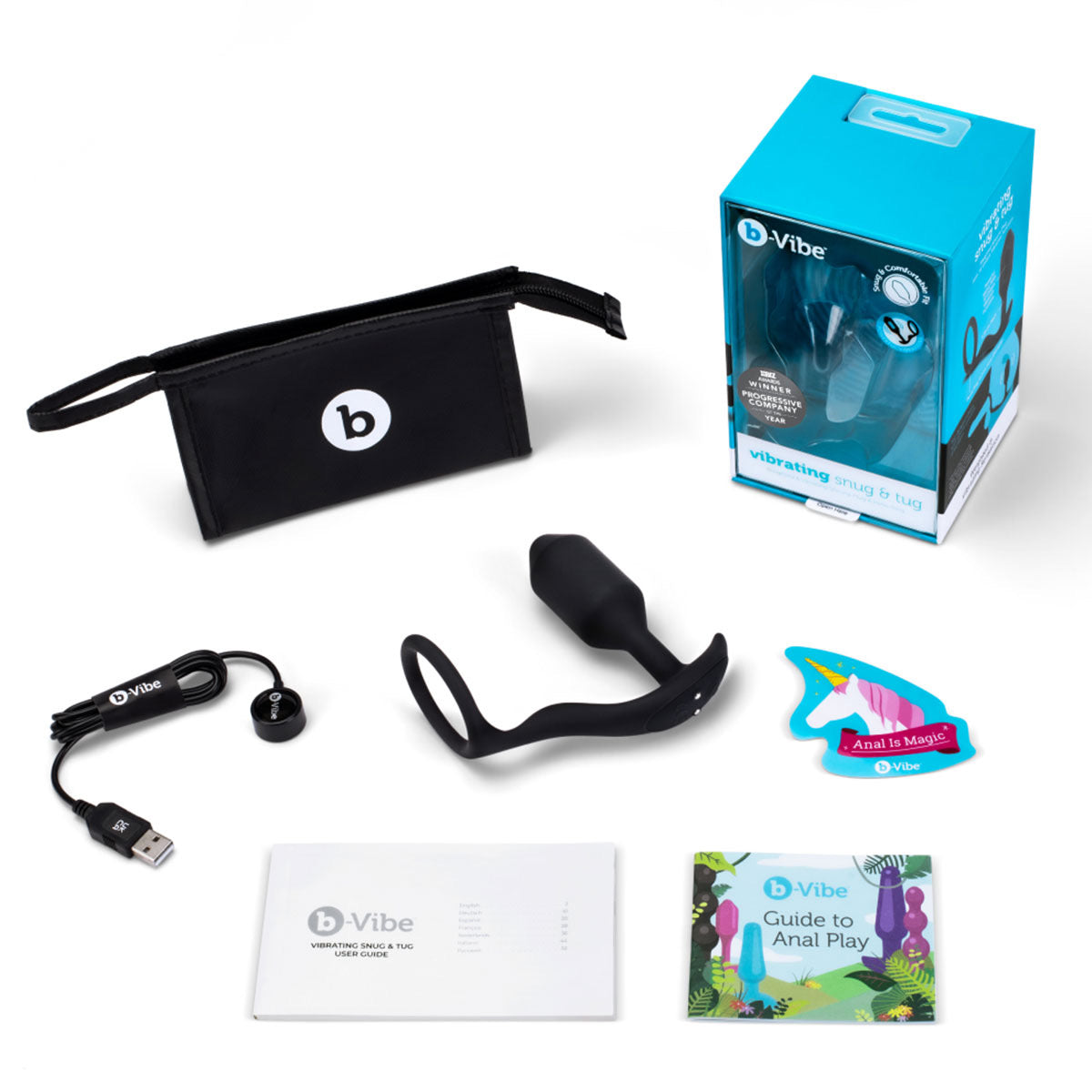 B-Vibe Vibrating Snug & Tug (M) Modern Aphrodite LLC B-Vibe Vibrating Snug & Tug (M) Modern Aphrodite LLC